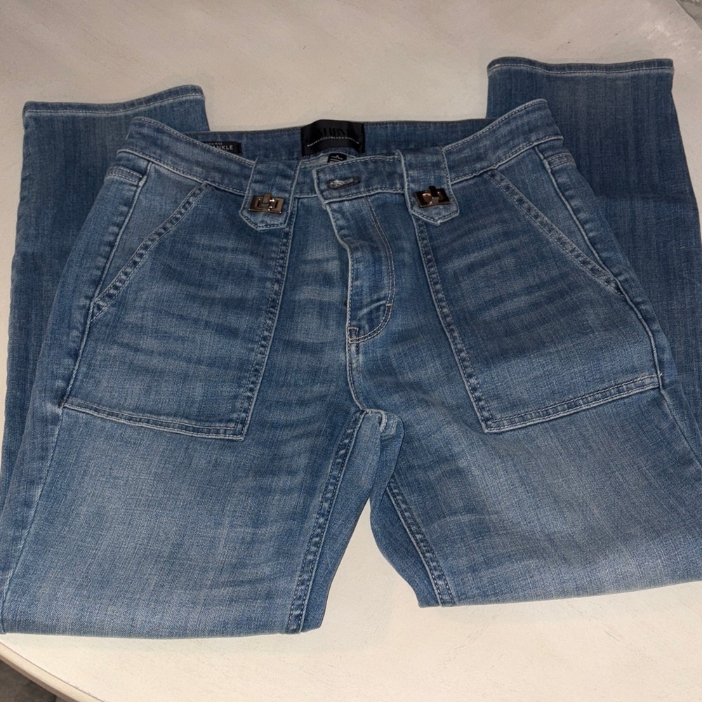 White House Black Market Women's Relaxed Blue Jeans